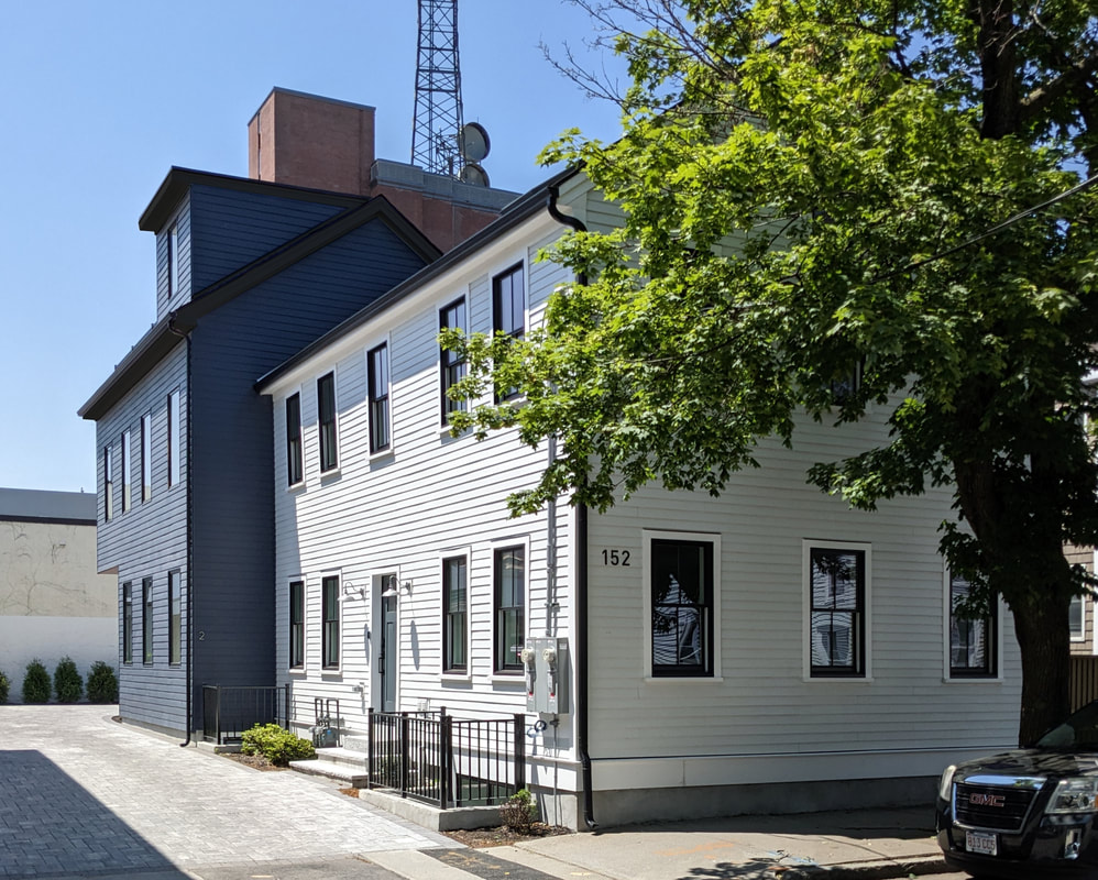 152 Charles — historic neighborhood, front and rear facades