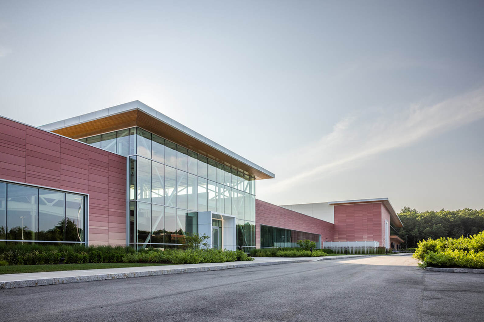 400 Wood Road — residential building — architectural photography